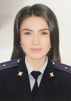 Участковый полицейский Громова Кристина Евгеньевна