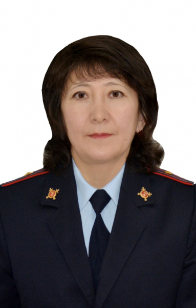 Участковый полицейский Алибекова Асемгуль Альбековна