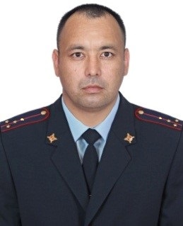 Участковый полицейский Джаткамбаев Ерканат Кабылтаевич
