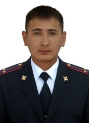 Участковый полицейский Жанажолов Есканат Болатканович