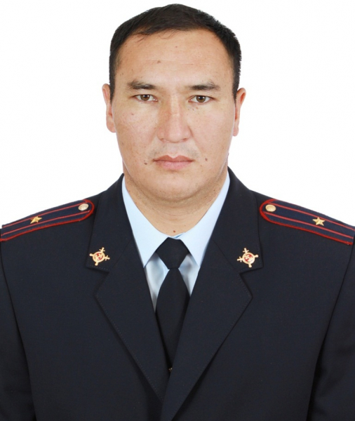 Участковый полицейский Кагарманов Аян Мерзоянович