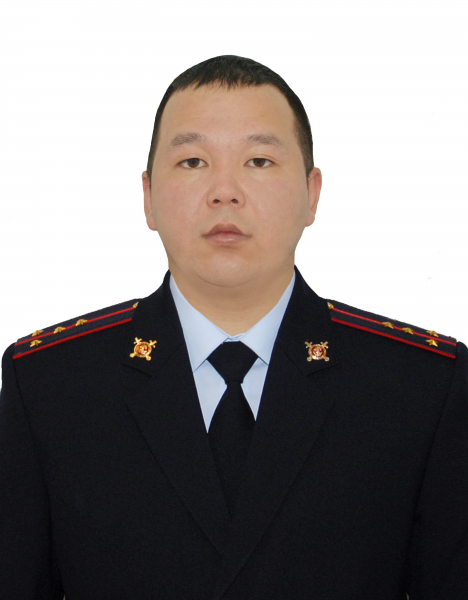 Участковый полицейский Мурзагулов Миржан Кадылбекович