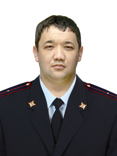 Участковый полицейский Нурсалямов Нурбол Снгизтаевич