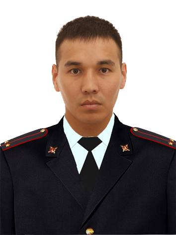 Участковый полицейский Ядогаев Санал Олегович