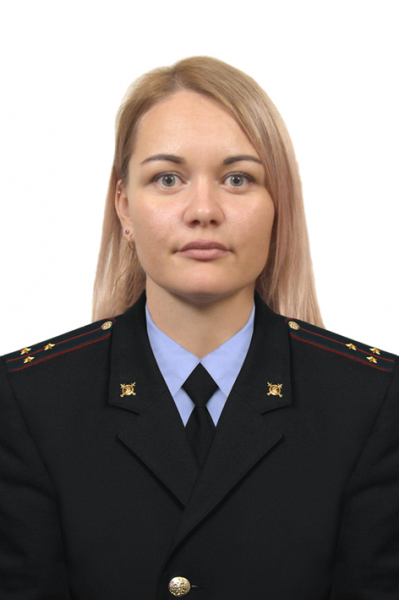 Участковый полицейский Ануфриева Алиса Петровна