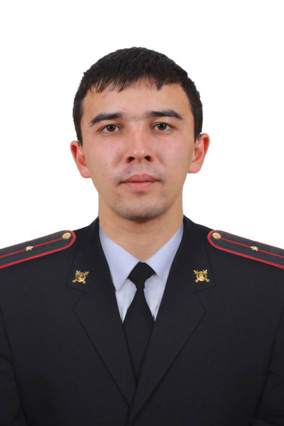 Участковый полицейский Тругумбаев Арман Лукманович