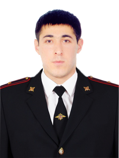 Участковый полицейский Тлехусеж Алий Нурдинович